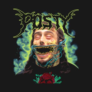 "Posty Deathcore Aesthetic Horror Art | Intense Music Graphic T-Shirt