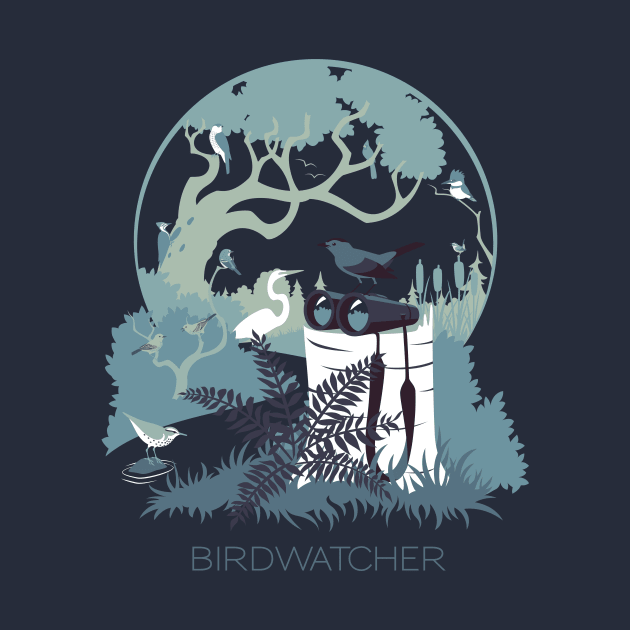 Birdwatcher (blues) by JadaFitch