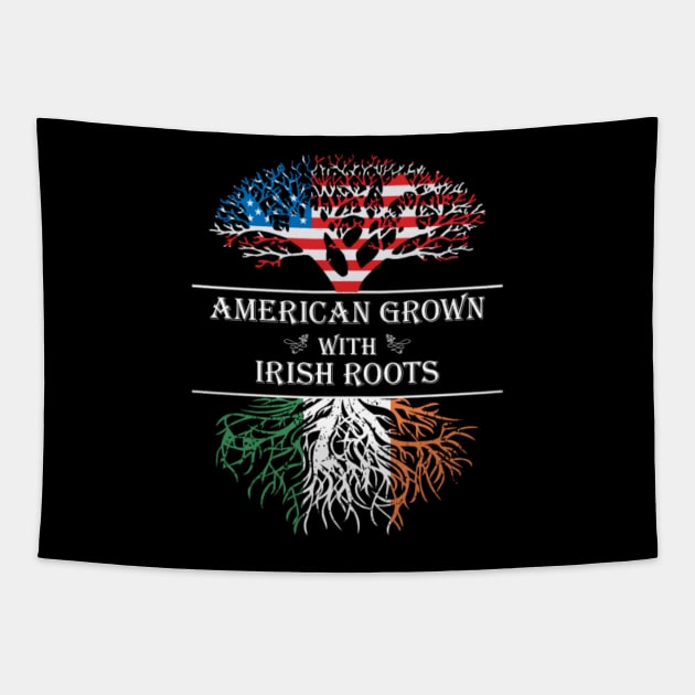 American Grown Irish Roots Tapestry by BigChief