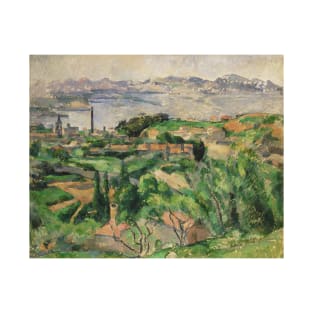 View of the Bay of Marseille with the Village of Saint-Henri by Paul Cezanne T-Shirt