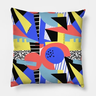 Abstract Collage Pillow