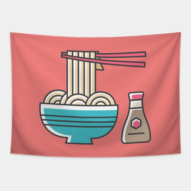 Get Me Some Ramen! Tapestry by LBenjamin