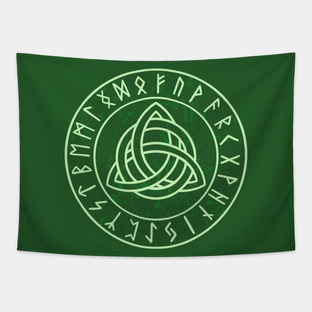 Celtic Runes Trinity Knot Tapestry by Souls.Print