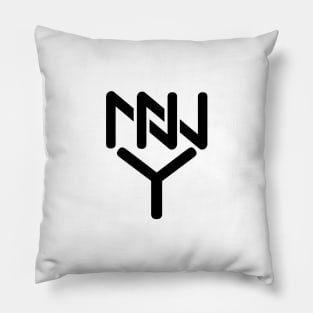 Futurama - New New York Mets Blernsball - black Pillow