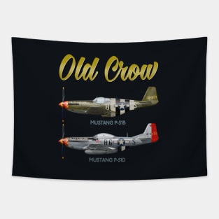 P-51 Mustang Old Crow Tapestry