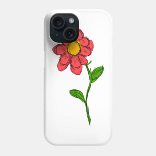 Red Flower Phone Case