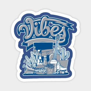 Sneaker Vibes True Blue Retro Magnet