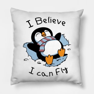 Snow Penguin Pillow