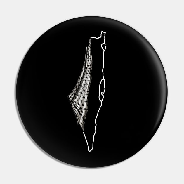 The Palestinian Keffiyeh Pin by osaya