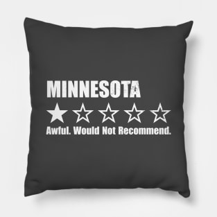 Minnesota One Star Review Pillow