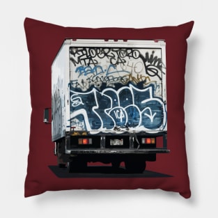 Moving Graffiti #8 Pillow