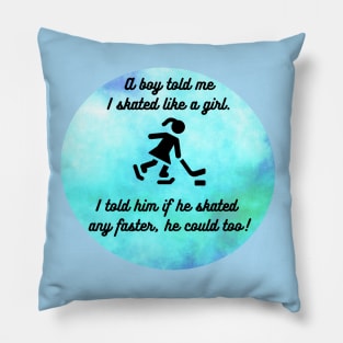 Hockey Girl Pillow