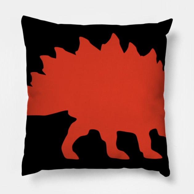 Stegosaurus Gift Ideas T-Shirt Pillow by gdimido