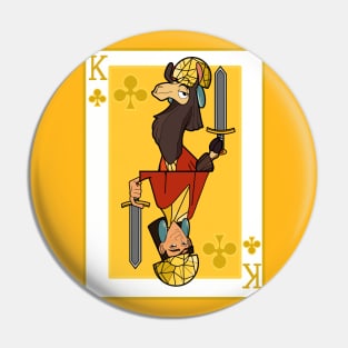 King of Clubs Pin