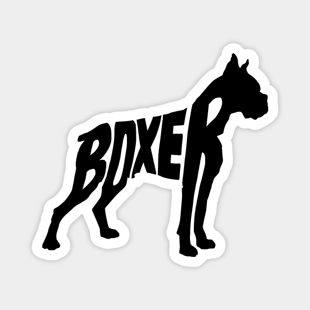 Boxer Magnet by Seanings