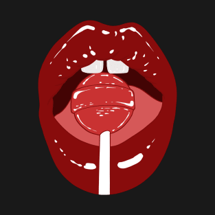 Lolipop red lips T-Shirt