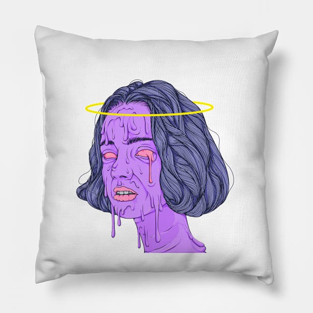 Fallen angel Pillow by auzai