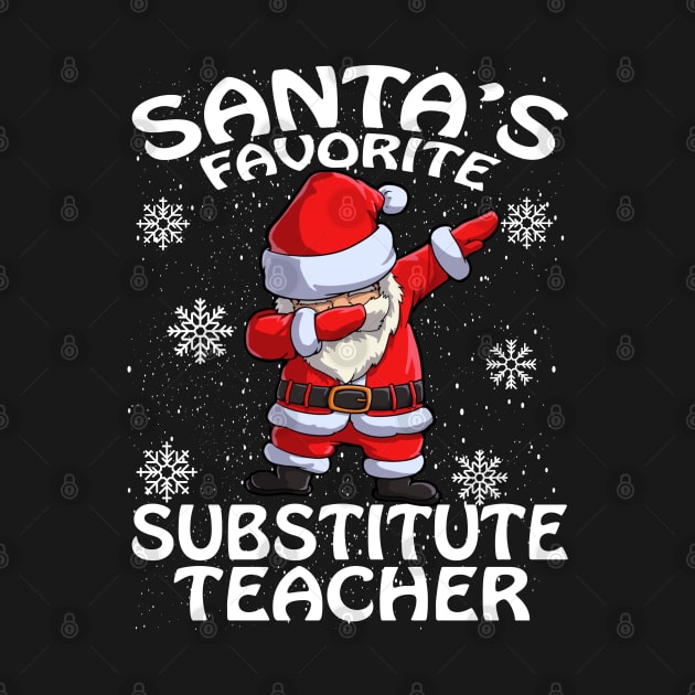 Santas Favorite Substitute Teacher Christmas by intelus