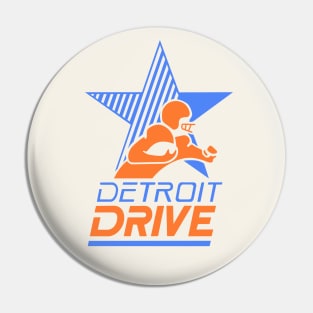 Defunct Detroit Drive Football AFL Pin