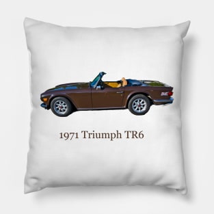 Triumph TR6 Pillow