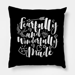 'Fearfully and Wonderfully Made' Family Love Shirt Pillow