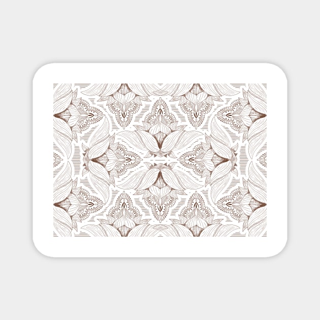 Flower Mandala 1 Magnet by B&K