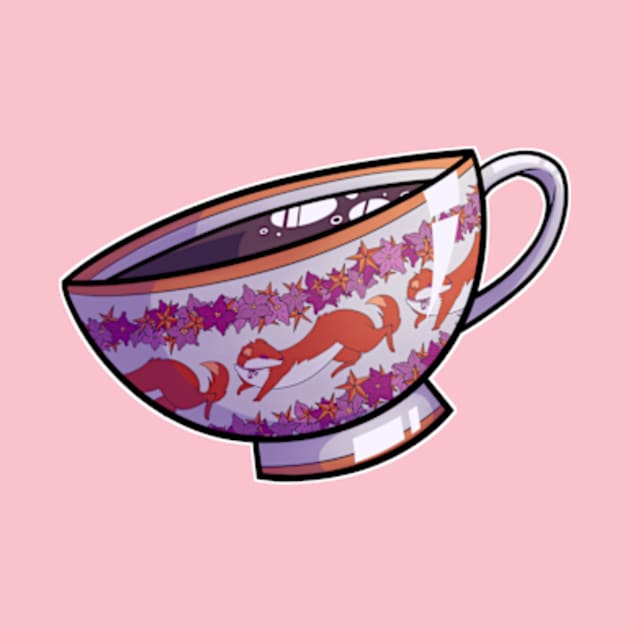 LGBTea Cups - wlw pride by Wasteland Broadcasts