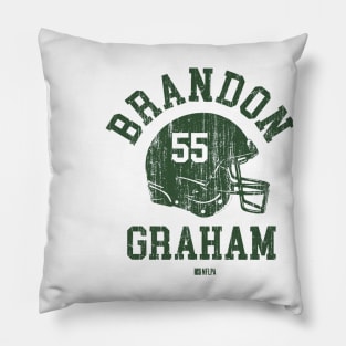 Brandon Graham Philadelphia Helmet Font Pillow