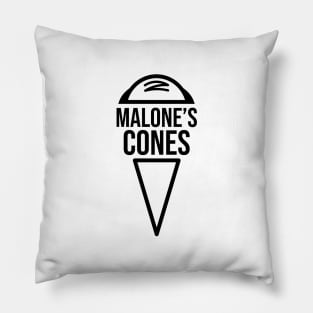 The Office – Malone’s Cones Black Pillow