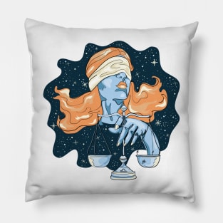 Cosmic Libra Pillow