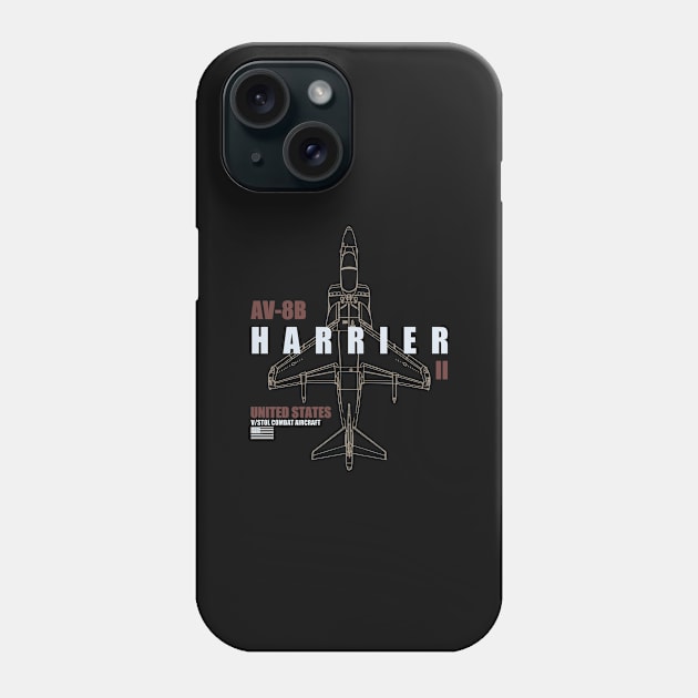 AV-8B Harrier II Phone Case by TCP