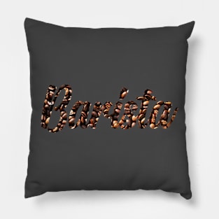 Barista Coffee lover in Coffee beans Pillow