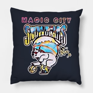 Magic City Snowbears Basketball Pillow