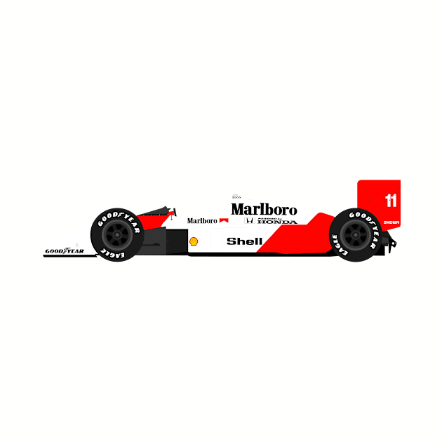 McLaren MP4/4 F1 Alain Prost by s.elaaboudi@gmail.com