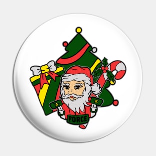 Santa Christmas Holiday Pin