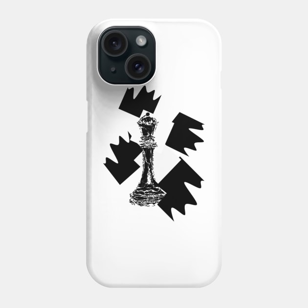 Chess queen design Phone Case by artbyluko
