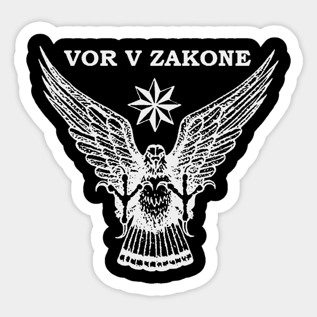 Vor V Zakone - Russian Mob - Sticker | TeePublic AU
