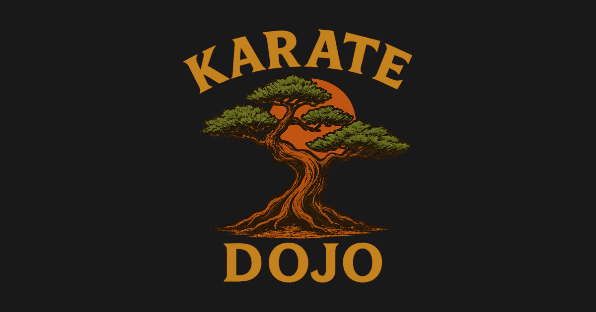 Vintage Karate Dojo β Cool Bonsai Tree Martial Arts Design - Karate ...