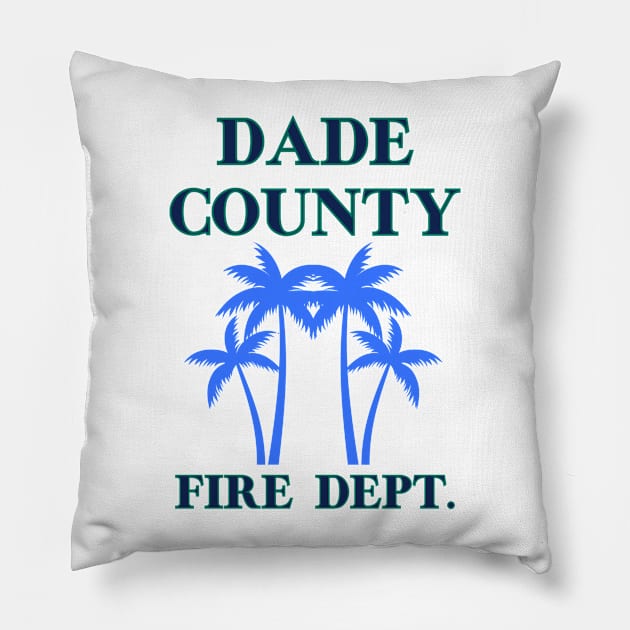 Dade county fire dept Pillow by Benjamin Customs