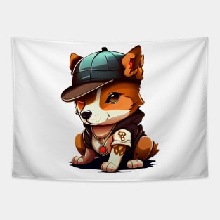 Cute pet, funny pet, boss pet, pirate pet, gangster pet, lovely pet. Tapestry