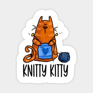 Knitty Kitty Magnet