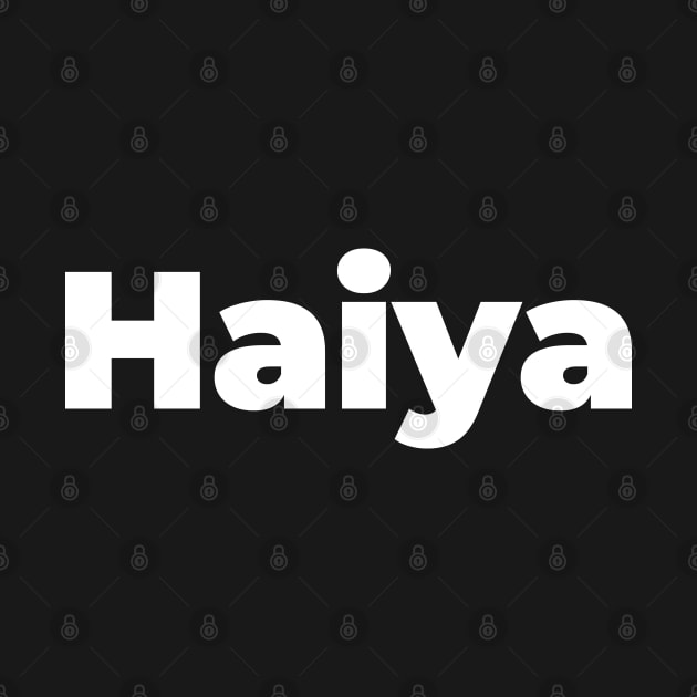 Haiya by Bunny Prince Design