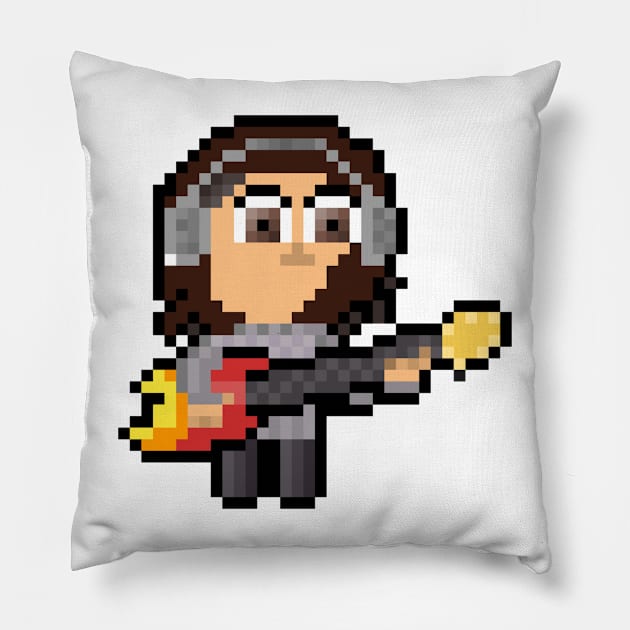 kiki gege Pillow by animaperio pixel retro