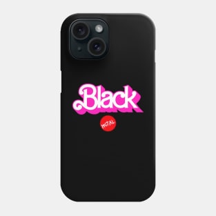 Black Metal Barbie Phone Case