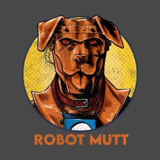 Robot Mutt - distressed T-Shirt