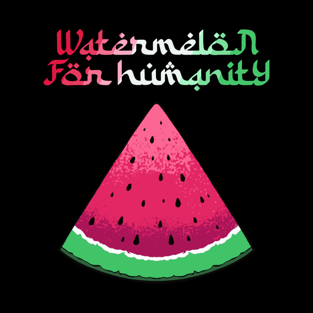 watermelon for humanity by koepoefan