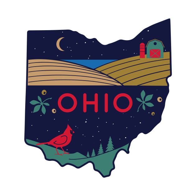 Great State of Ohio nature graphic by luckybengal