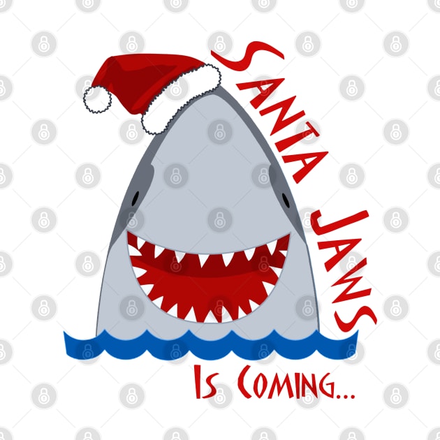 Santa Jaws is Coming by HilariousDelusions