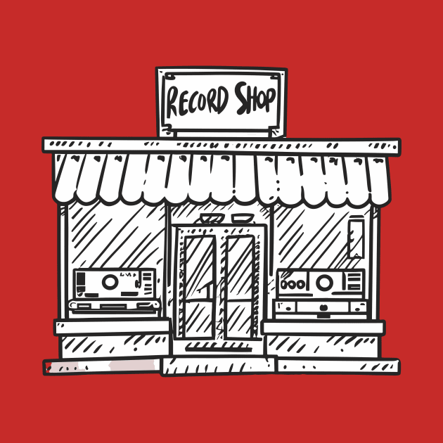 Record shop by OldSchoolRetro