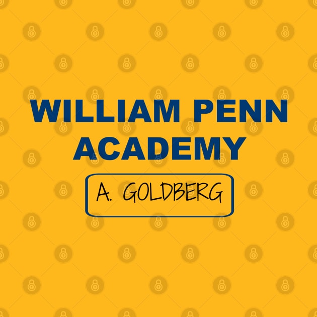 William Penn Academy PE Shirt - Adam Goldberg by StarsHollowMercantile